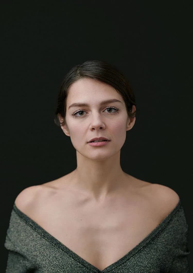 Natural actor headshot portrait in London